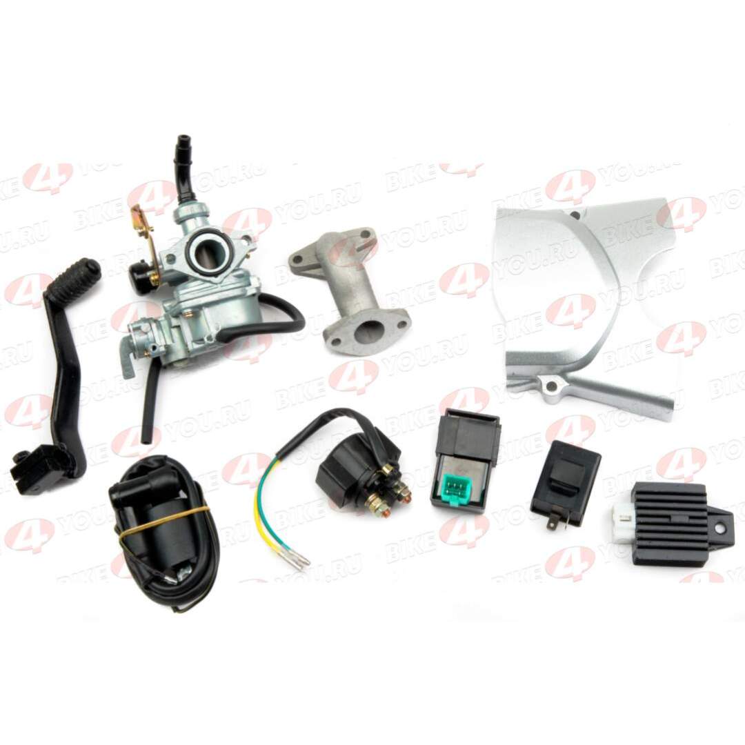 Двигатель 125см3 152FMI (52.4x55.5) механика, 3ск+реверс, верхний стартер