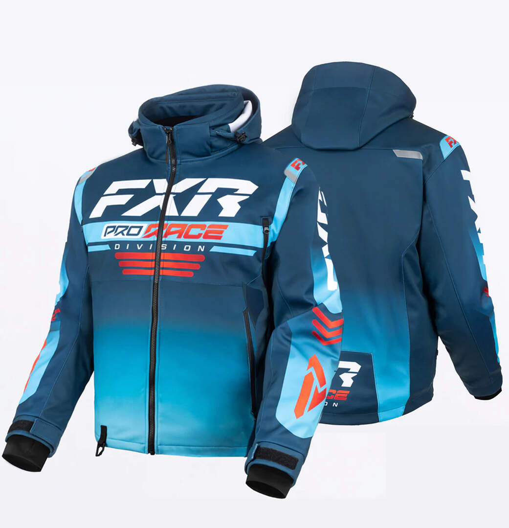 Куртка для снегохода FXR RRX №2 blue (текстиль) (XXXL)