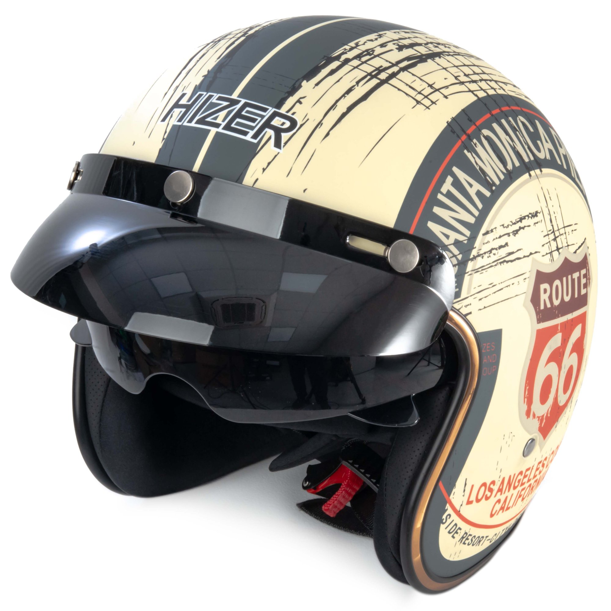 Шлем мото открытый HIZER J510 №1 (L)